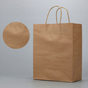 Bolsas de Compra de Papel Kraft con Logotipo Personalizado, Asas Retorcidas, Bolsas de Transporte para Minoristas, Reciclables, para Supermercados, Exposiciones y Empaquetado - Product Image 6