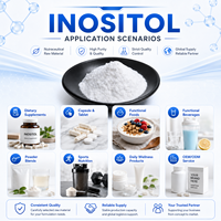 Yüksek Saflıkta İnositol %99 Kristal Toz, Metabolik Destek, Ruh Hali Dengesi ve Hücresel Sağlık Takviyesi İçin
