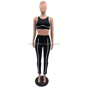 Vêtements de sport personnalisés avec logo, vêtements de fitness pour la salle de sport, vêtements de sport pour femmes, ensemble de yoga - Product Image 5