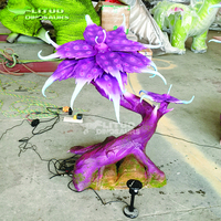 Fleurs Animatroniques Réalistes Géantes Magiques Plantes Mobiles Attractions