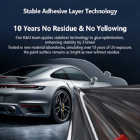 Sun Tek TPU PPF Luxury Auto Armor, Revêtement de surface auto-réparateur, Film de protection de peinture automobile haute transparence anti-jaunissement sans couture