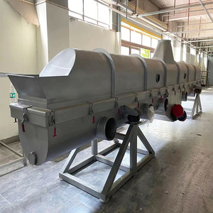 Secador de lecho fluidizado pequeño ZLG para procesamiento de alimentos, sal comestible, ácido cloroacético, características fluidizadas vibratorias, motor PLC de engranaje - Product Image 5