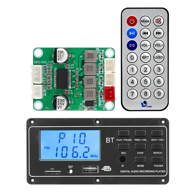 VIRE 30W*2 Stereo HIFI Sound Mini Amplifier TPA3118 Class D 2.0 Channel for Bluetooth 5.3 Digital Audio Board