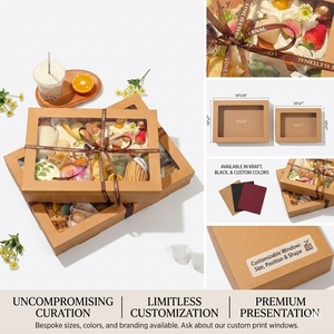 Scatola per Sushi Usa e Getta Personalizzata con Logo, Portatile con Finestra, Contenitore Ecologico in Carta Kraft con Manico per <span class=keywords><strong>Asporto</strong></span>, per Ristoranti - Product Image 2