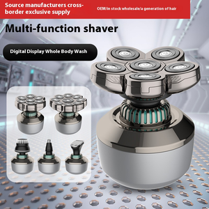 Afeitadora profesional, maquinilla <span class=keywords><strong>de</strong></span> afeitar eléctrica para Barba, cortadora <span class=keywords><strong>de</strong></span> <span class=keywords><strong>pelo</strong></span> eléctrica inalámbrica LCD, cortadora <span class=keywords><strong>de</strong></span> <span class=keywords><strong>pelo</strong></span> para hombres - Product Image 2