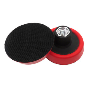Pexmientas <span class=keywords><strong>3</strong></span> inç 75mm aşındırıcı araçlar parlatma kırmızı cırt cırt M14 köpük parlatıcı yedekleme plaka zımpara disk yedekleme Pad - Product Image 1