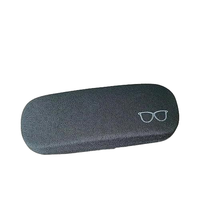 Étui à lunettes rigide à logo personnalisé étui à lunettes de soleil en fer tendance pour monture optique lunettes d'ordinateur boîte durable