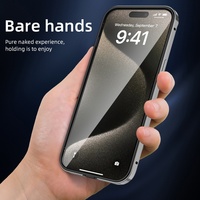 Coque de téléphone en métal aluminium cadre en Silicone hybride pour iPhone 15 12 13 14 16 Pro Max 16 Plus accessoires de couverture de pare-chocs de refroidissement léger