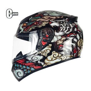 Nuevo Casco de Moda Integral para Motocicleta Eléctrica y Go-Kart Tallas M/L/XL/XXL Aprobado por <span class=keywords><strong>ECE</strong></span> R22.06/DOT para Conducción Todoterreno - Product Image 4