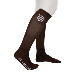 EW Custom <b>Women's</b> Cotton Polyester Equestrian Horse Riding <b>Socks</b> Modern <b>Knee</b> <b>High</b> Breathable Compression Spandex Athletic Fit - Product Image 1