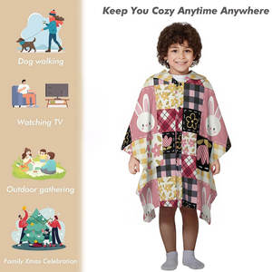 Sweat à capuche couverture portable Kpop Demon Hunters, couverture en polaire personnalisée, sweat-shirt en flanelle, livraison rapide - Product Image 6