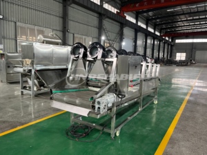 เครื่องอบแห้งสำหรับกำจัดน้ำมันในอาหารทอด เช่น มันฝรั่ง<span class=keywords><strong>ทอด</strong></span>และกล้วย<span class=keywords><strong>ทอด</strong></span> สำหรับผลิตภัณฑ์จากผลไม้และหัวหอม - Product Image 6