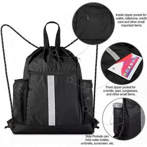 Free Sample Custom Fitness Football Organizer Bag Durable Sport <b>Drawstring</b> Bag Outdoor Gym Basketball <b>Drawstring</b> <b>Backpack</b> - Product Image 5