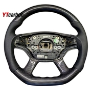 YTcarbon pour S CL CL500 S500 C216 W221 AMG accessoires intérieurs de voiture modifier Style de course personnalisé volant en Fiber de carbone véritable