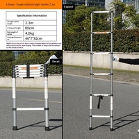 Échelle en aluminium épaisse pliable multifonctionnelle pour la maison, échelle d'ingénierie portable, approvisionnement direct d'usine