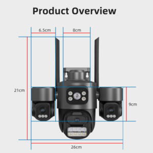 3MP Außen Alexa ICSEE <span class=keywords><strong>3</strong></span> Objektiv kamera CCTV-Netzwerk Outdoor-Sicherheits kamera - Product Image 2