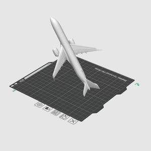 Modelo de Avión Impreso en 3D de Alta Precisión, Coleccionable de Metal y Resina a Escala, Decoración de Escritorio para Oficina - Product Image 6