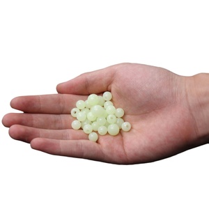 Perles Rondes Lumineuses 170 Pièces Boîte Accessoires de Fixation pour Cordon Crochet en Silicone Anti-Emmêlement <span class=keywords><strong>Bouchon</strong></span> de Tuyau Lumineux Haricots Fluorescents - Product Image 2