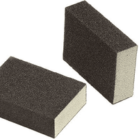 Éponge de ponçage en gros, bloc de ponçage brun en oxyde d'aluminium 100x70x25mm pour le polissage et le meulage