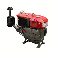 Moteur diesel Tengka ZS1110 18 CV, démarrage manuel, conception légère pour motoculteur et motobineuse, livraison rapide