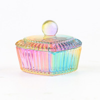 Nouvelle coupelle en verre Dappen personnalisable pour nail art, outils pour poudre liquide avec couvercle, OEM