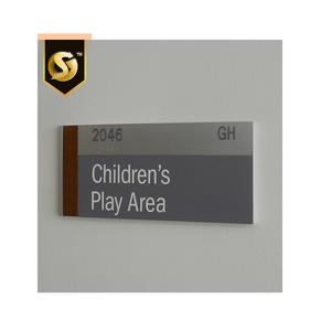 Letrero curvo de aluminio para la dirección del hogar, placa de pared, número de puerta, placa para el hogar, oficina - Product Image 3