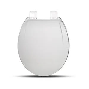 17 Zoll O-Form Kunststoff Toiletten sitz boden Installation normal nah halb gewickelt niedrigen Preis pp Toiletten sitz