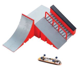 <span class=keywords><strong>Mini</strong></span> fingerboard pour jeux d'entraînement au skatepark, <span class=keywords><strong>mini</strong></span> <span class=keywords><strong>rampe</strong></span> <span class=keywords><strong>de</strong></span> skateboard pour enfants en plastique super résistant - Product Image 1