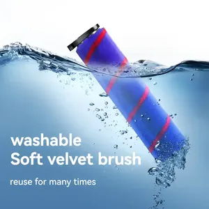 Amovible Électrique 2 Grandes Roues <span class=keywords><strong>Tapis</strong></span> Rouleau Aspirateur <span class=keywords><strong>Brosse</strong></span> pour Dysons <span class=keywords><strong>V7</strong></span> V8 V10 V11 V15 Aspirateur <span class=keywords><strong>Brosse</strong></span> Tête Partie Accessoire - Product Image 4