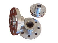 Support OEM de bride d'accouplement à bride personnalisable en acier au carbone 45