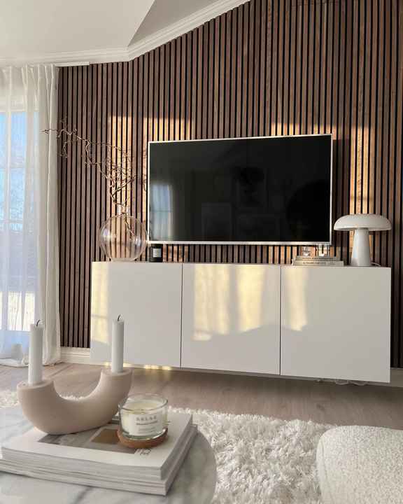 Akupanel Eco-friendly Sound Absorption Slat Wall Panel Slatted Wood