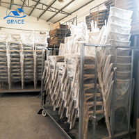 Chaises de mariage en plastique moderne industrielles en gros, empilables, colorées, écologiques, design pour table à manger, salle à manger