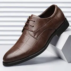 2023 Neu Herren echtleder Party Herren schwarz Freizeitkleid Schuhe formelle Büroschuhe für Herren