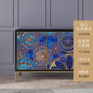 Gabinete de almacenamiento de madera maciza de lujo italiano, <span class=keywords><strong>aparador</strong></span> decorativo para <span class=keywords><strong>entrada</strong></span>, <span class=keywords><strong>Zapatero</strong></span>, muebles de partición integrados para Hotel - Product Image 4