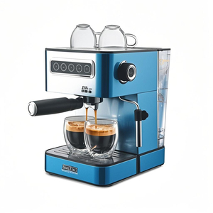 Machine à café expresso semi-automatique professionnelle en acier inoxydable système d'infusion d'eau chaude Portable électrique pour hôtels en plein air - Product Image 1