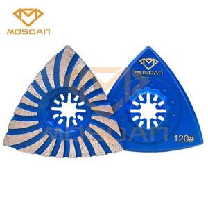 <span class=keywords><strong>Dischi</strong></span> Abrasivi Triangolari Turbo per Utensile Multifunzione Oscillante Star Lock Fein per Bordi in Calcestruzzo - Product Image 4