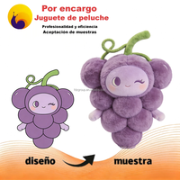 Op maat gemaakte poppen, druivenmascotte, gepersonaliseerde knuffels, corporate branding, op maat gemaakte knuffels