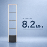 Portique de sécurité antivol RF 8,2 MHz EAS avec détecteur d'alarme pour la prévention des pertes en magasin de proximité et pour les boutiques de sacs et de chaussures