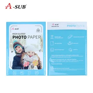 A-SUB nhà sản xuất 200g A4 phun cao Glossy giấy ảnh