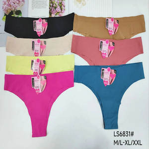 Venta al por Mayor de Bragas Transparentes de Encaje Sexy LAS091 para Mujer, Ropa Interior Estampada de Tiro Bajo con Varios Colores, <span class=keywords><strong>Solo</strong></span> $0.4 Cada Una - Product Image 1