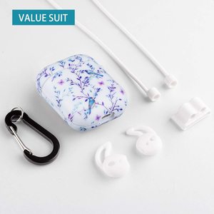 Étui protecteur d'été Transparent pour <span class=keywords><strong>AirPods</strong></span> 1 et 2, design léger, joli boîtier protecteur souple Anti-poussière - Product Image 6