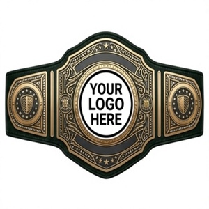 Ceinture de champion de kickboxing, ceinture de titre de combat professionnelle, ceinture de champion personnalisée, ceinture de champion en cuir, ceinture de titre d'arts martiaux - Product Image 1