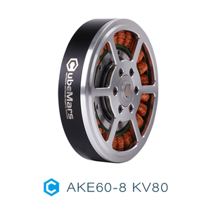 คิวบ์มาร์ส AKE60-8 KV80 มอเตอร์แรงบิดสูงแบบไร้แปรงถ่าน ระบบขับเคลื่อนกึ่งตรง สำหรับหุ่นยนต์อัตโนมัติ - Product Image 5