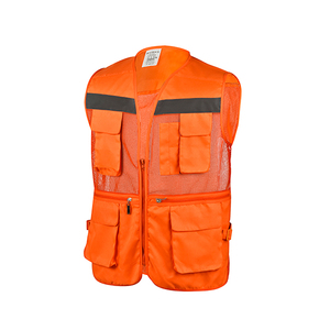 CITICITY Hi-Viz <b>Security</b> Construction Vest Reflective Polyester Jacket with Logo Customized Safety Uniform <b>Tape</b> - Product Image 2