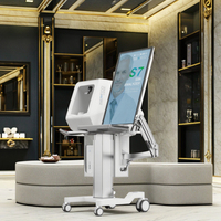 MEICET-Analizador de piel con espejo inteligente 3D UV HD, profesional, AI LED, análisis facial automático con versión de ordenador, versión EU/IT