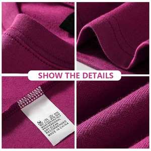 T-shirts vierges en coton épais 260 g/m² pour hommes, personnalisables, coupe oversize – Vente en gros Carpinne - Product Image 3