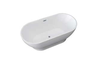 Hiện đại Acrylic bồn tắm freestanding nhà máy trực tiếp giá trị cao thiết kế cổ điển ngâm drainer cho 1 người - Product Image 3