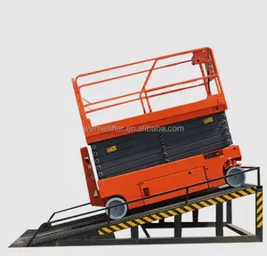 6-18m Battery Powered Electric Scissors Lift Hydraulic Scissor Lift Skylift