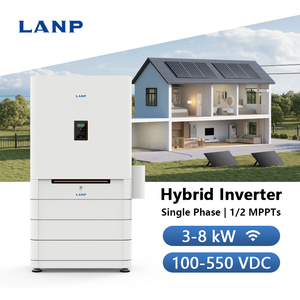 <span class=keywords><strong>Onduleur</strong></span> solaire hybride monophasé basse tension 3-8kW 1/2 MPPT à onde sinusoïdale pure, parallèle 5kW, pour système solaire domestique (on-grid et off-grid) - Product Image 1