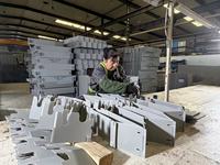 Caisses de rangement pliables réutilisables personnalisables 1200*1000*1050 mm, boîte à palettes en plastique adaptée à la logistique et à l'entreposage